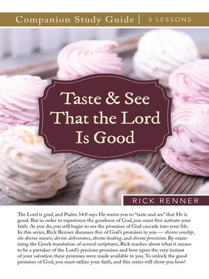 cover image of Taste and See That the Lord Is Good Study Guide